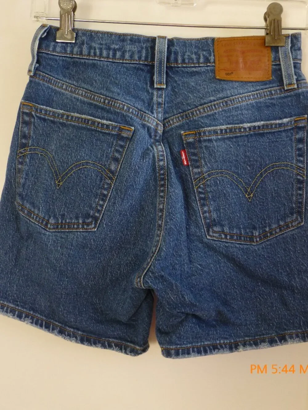 Levi’s Premium 501 Denim Shorts Women’s High Rise Button Fly size 24